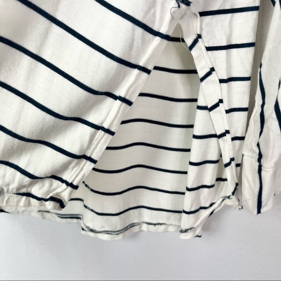 Free People We the Free Can't Fool Me Stripe Boxy Tee XS - Picture 5 of 7